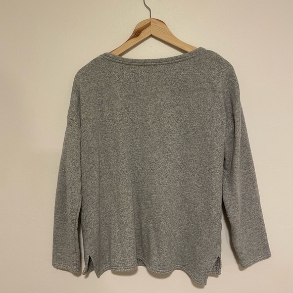 J Crew Gray Size M Sweatshirt - Picture 3 of 5